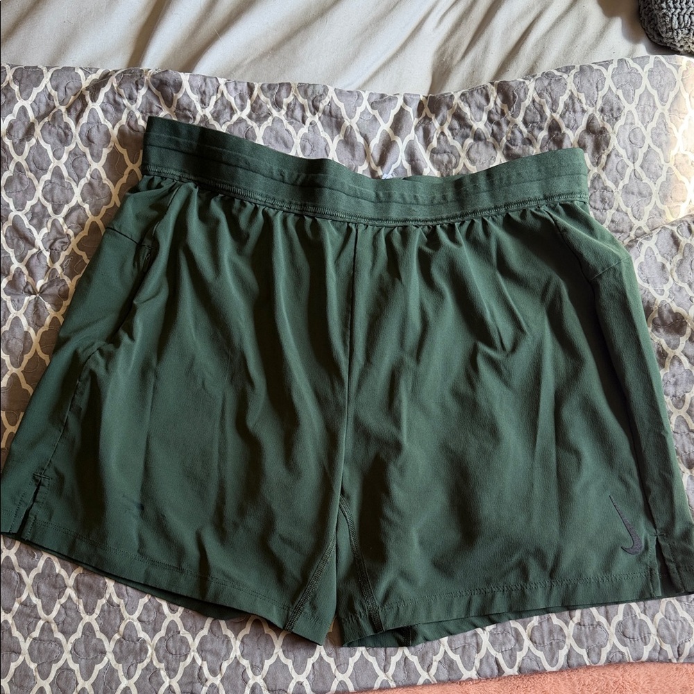 Nike Green Athletic Shorts